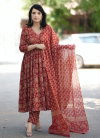 Maroon Colour Rayon Printed Kurti With Pant Dupatta Wholesale Market In Surat Aaradhna 2037
